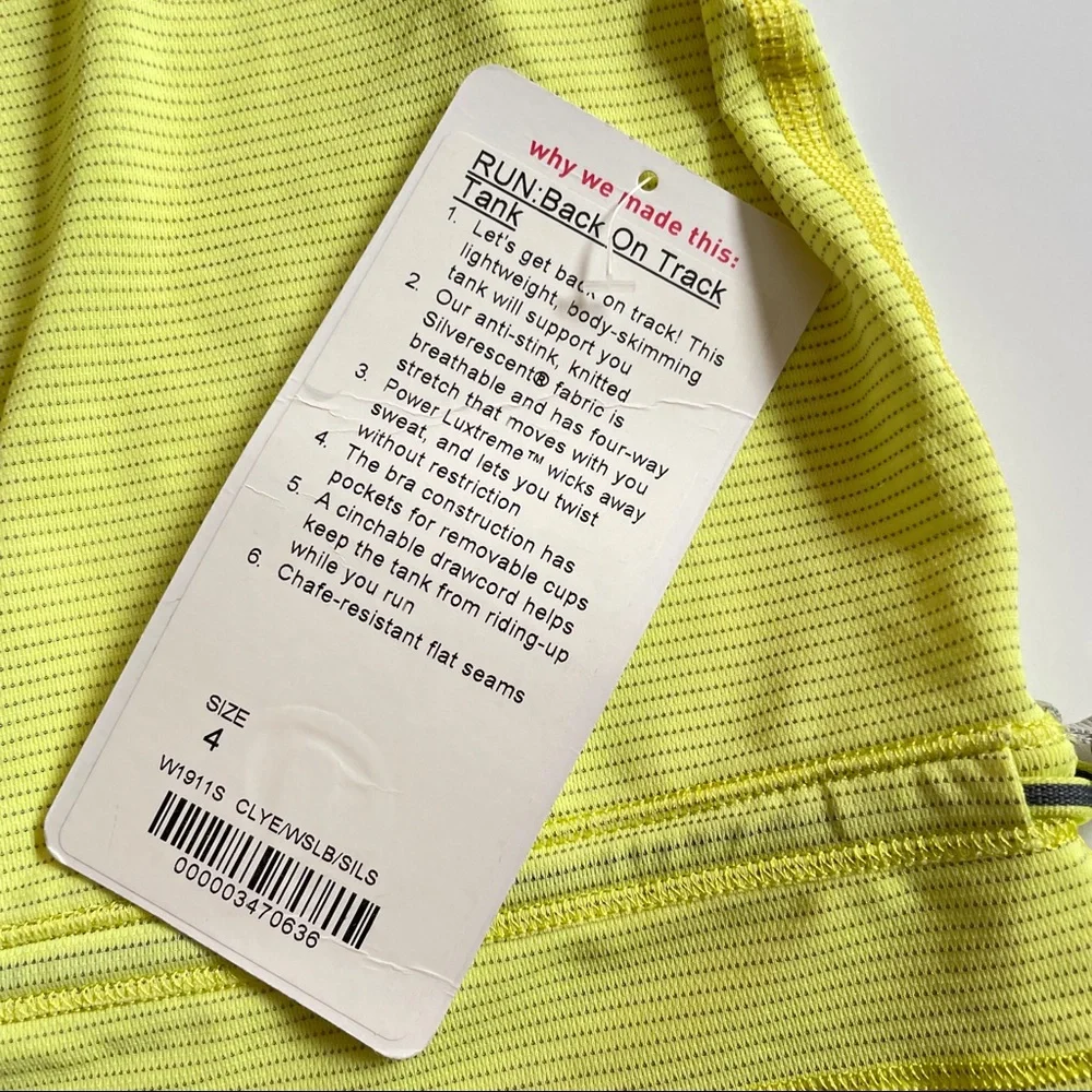 Lululemon Run: Back On Track Tank - Picture 11 of 14
